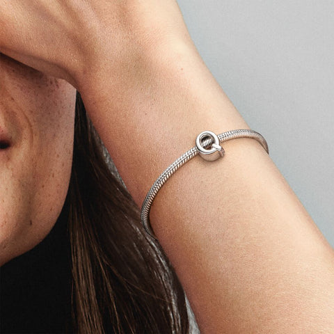 Pandora Letter Q Charm In Sterling Silver