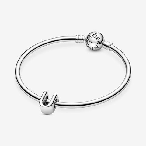 Pandora Letter U Alphabet Charm