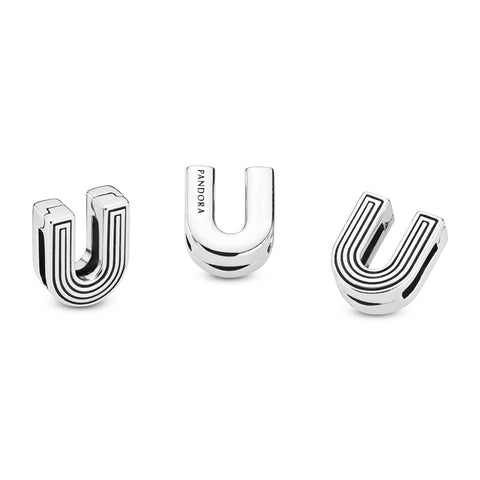 Pandora Letter U Clip Charm