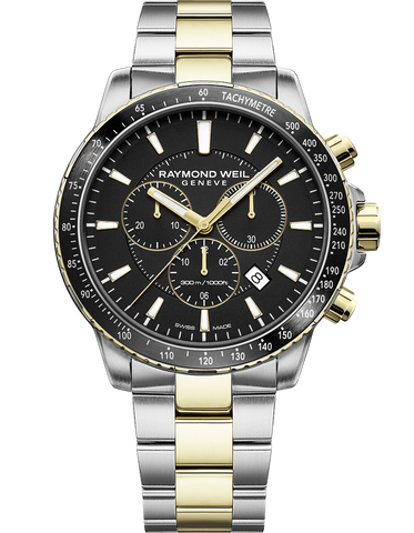 Raymond Weil Tango Chronograph Black Dial Men's Watch 8570-SP1-20001