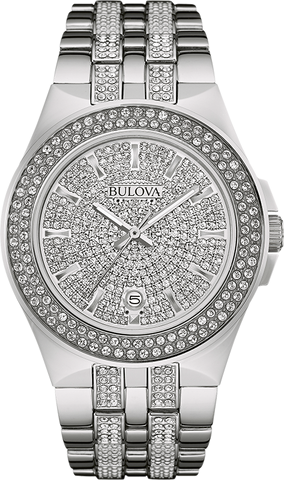 Bulova Crystal Men's Watch 96B235