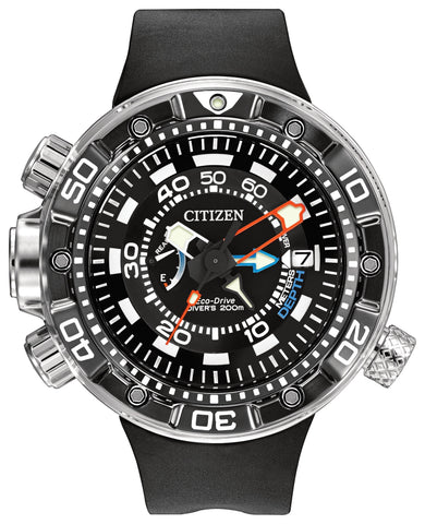 Citizen Eco Drive Promaster Aqualand 200M Depth Meter Men's Watch BN2029-01E