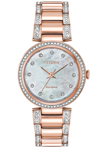Citizen Eco Drive Silhouette Crystal Women's Watch EM0843-51D