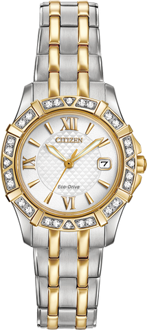 Citizen Eco Drive Silhouette Diamond Women's Watch EW2364-50A