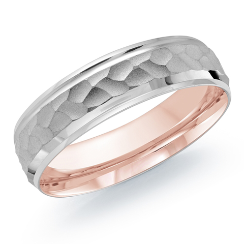 10, 14 Karat 6mm Solid Gold High Polish Rounded Lux Band