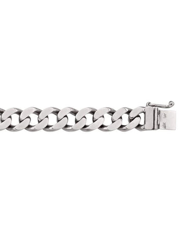 10, 14 Karat Gold Curb Link 9.9mm Bracelet