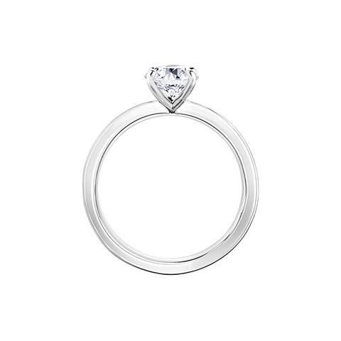 10K White Gold 0.30CT Canadian Diamond Solitaire Ring