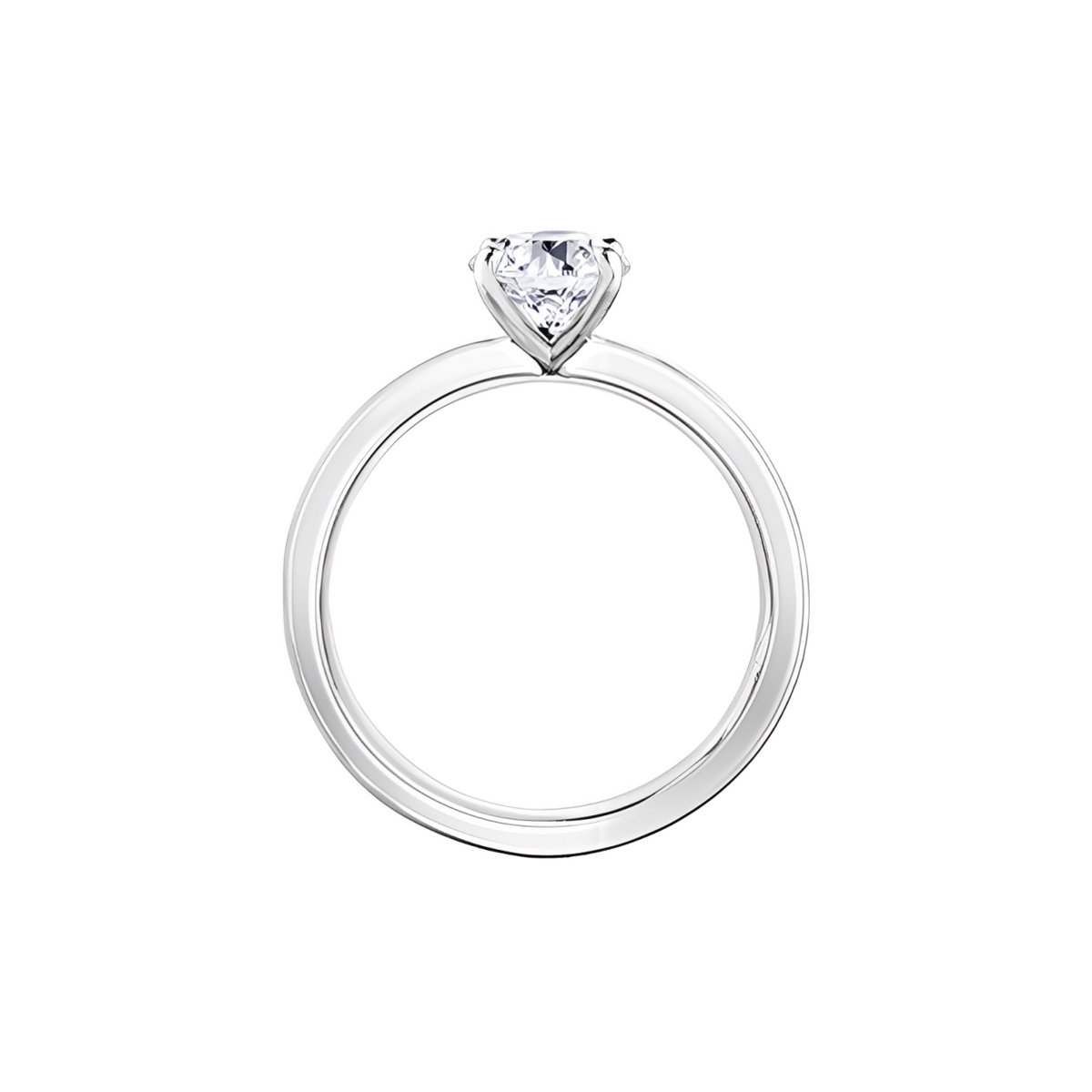 0.50CT Canadian Diamond Solitaire Ring in 10K White Gold