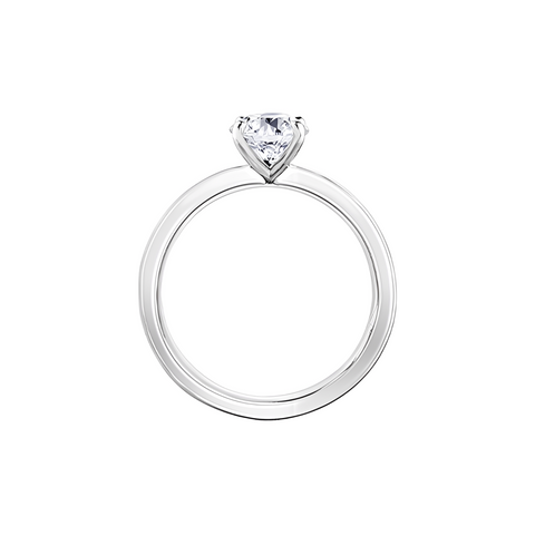 0.50CT Canadian Diamond Solitaire Ring in 10K White Gold