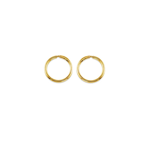 10K Yellow Gold Sleeper Earrings