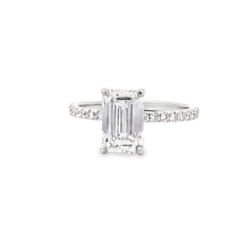 14K White Gold 2.23TDW Lab Grown Diamond Engagement Ring