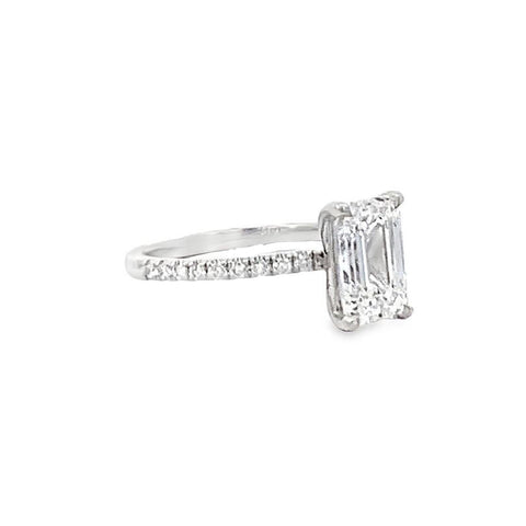 14K White Gold 2.23TDW Lab Grown Diamond Engagement Ring