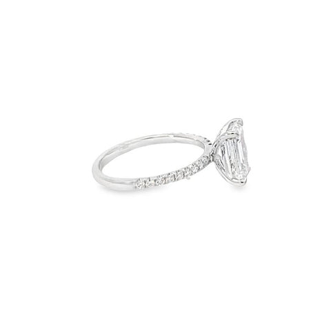 14K White Gold 2.23TDW Lab Grown Diamond Engagement Ring