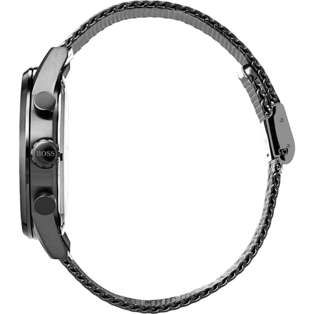 Hugo Boss Gunmetal Navigator Quartz Men&#39;s Watch 1513674