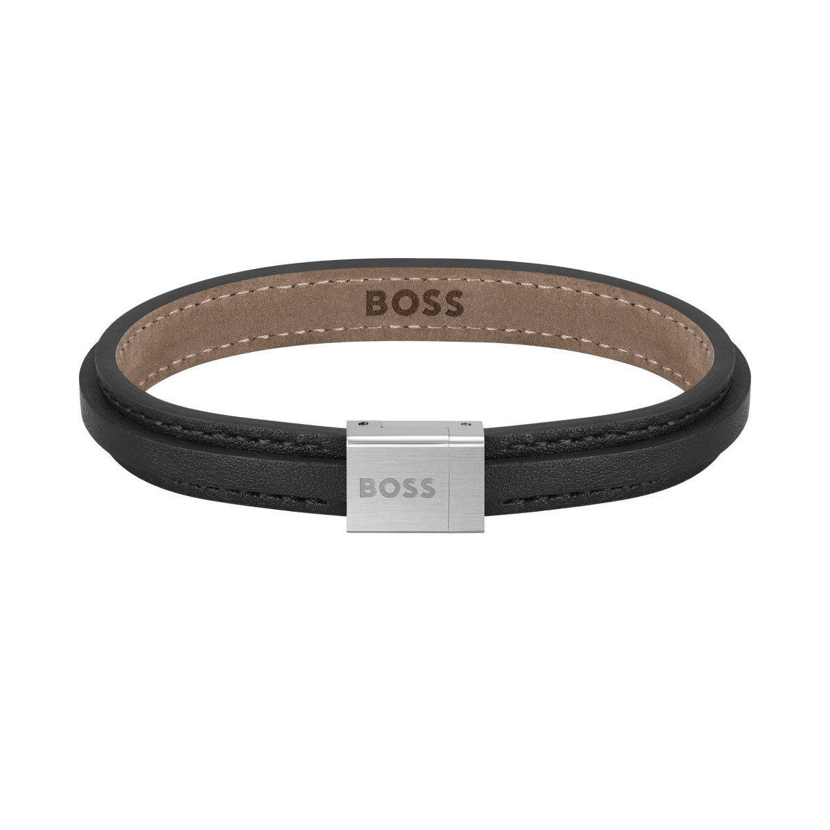 Hugo Boss Jewellery Men&#39;s Grover Leather Bracelet 1580328M