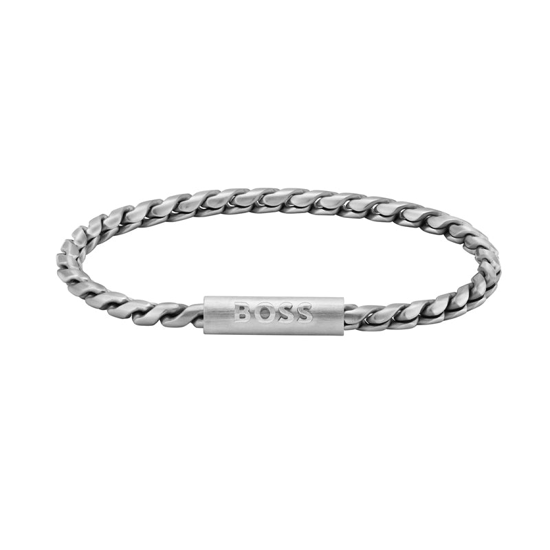 Hugo Boss Jewellery Men&#39;s Doran Stainless Steel Bracelet 1580695