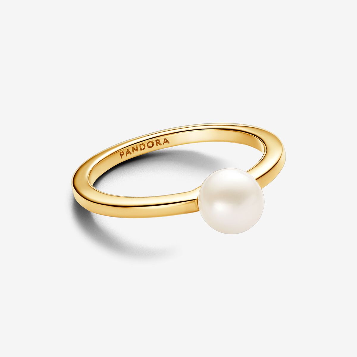 Pandora Treated Freshwater Cultured Pearl Ring