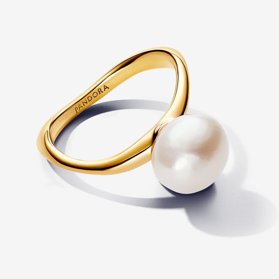 Pandora Baroque Treated Freshwater Cultured Pearl Ring