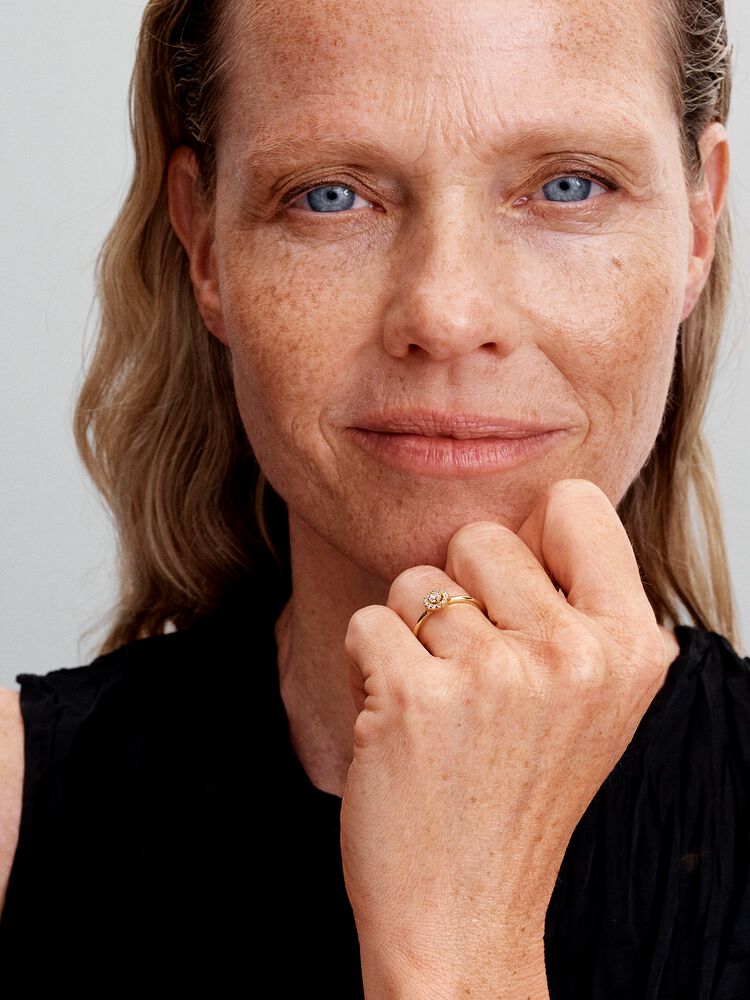 Pandora Round Pave Halo Ring