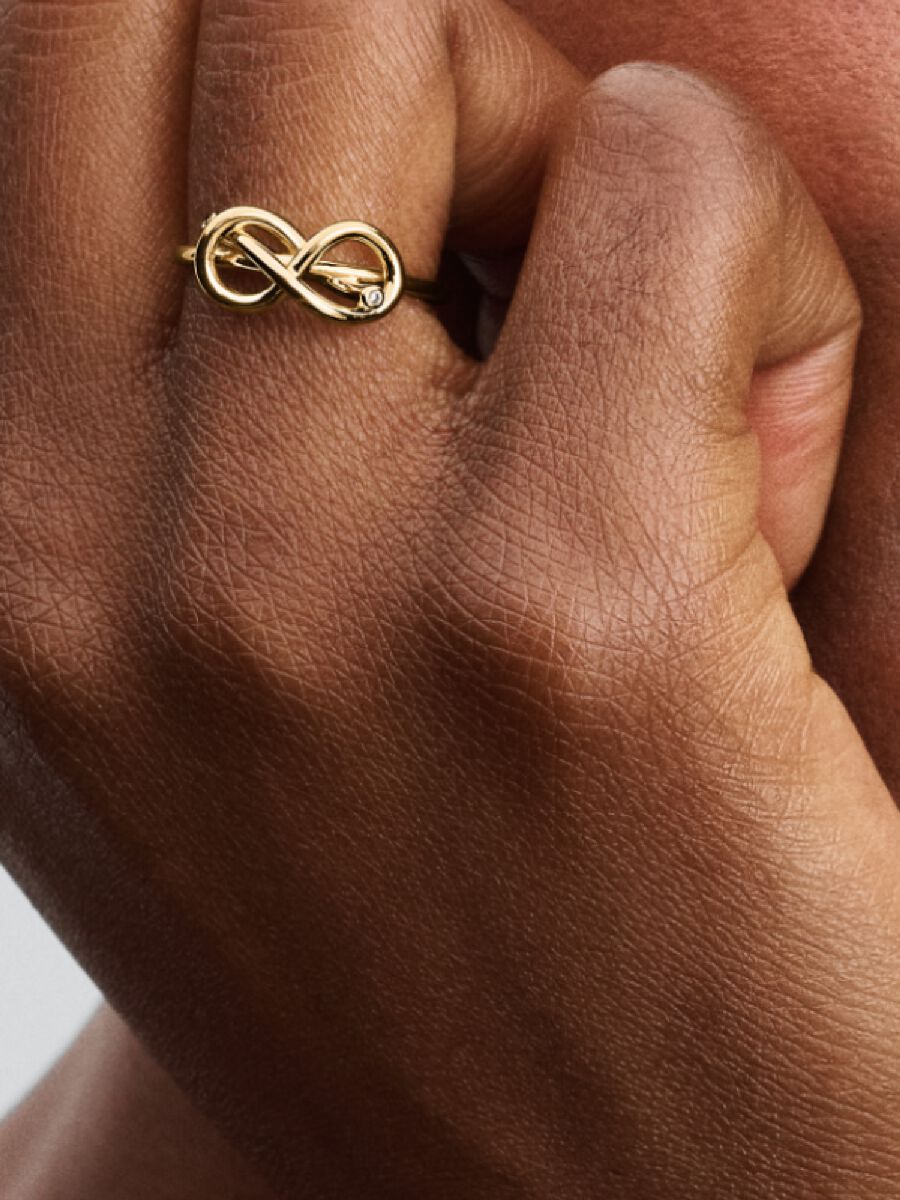 Pandora Infinity Knot Ring