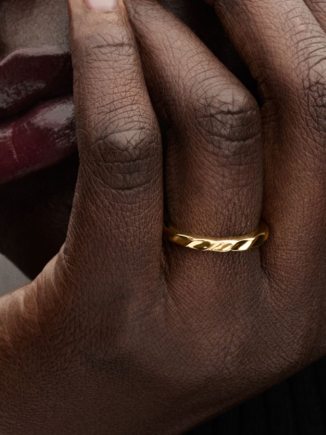 Pandora Rippled Band Ring