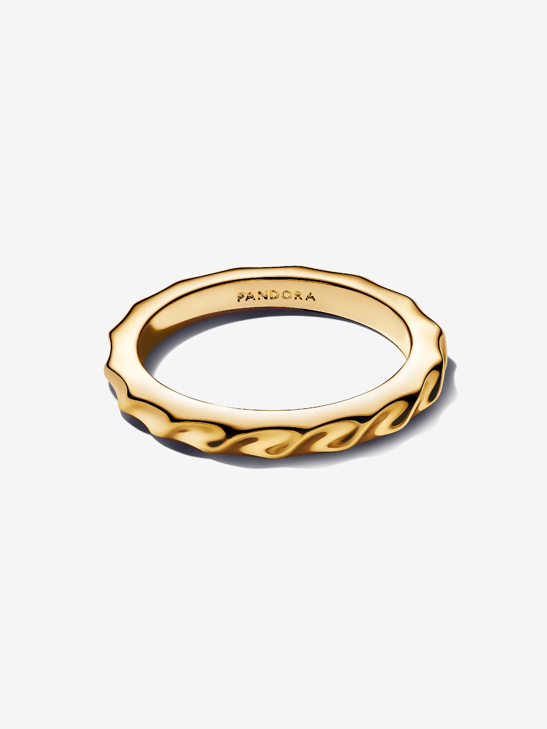 Pandora Rippled Band Ring