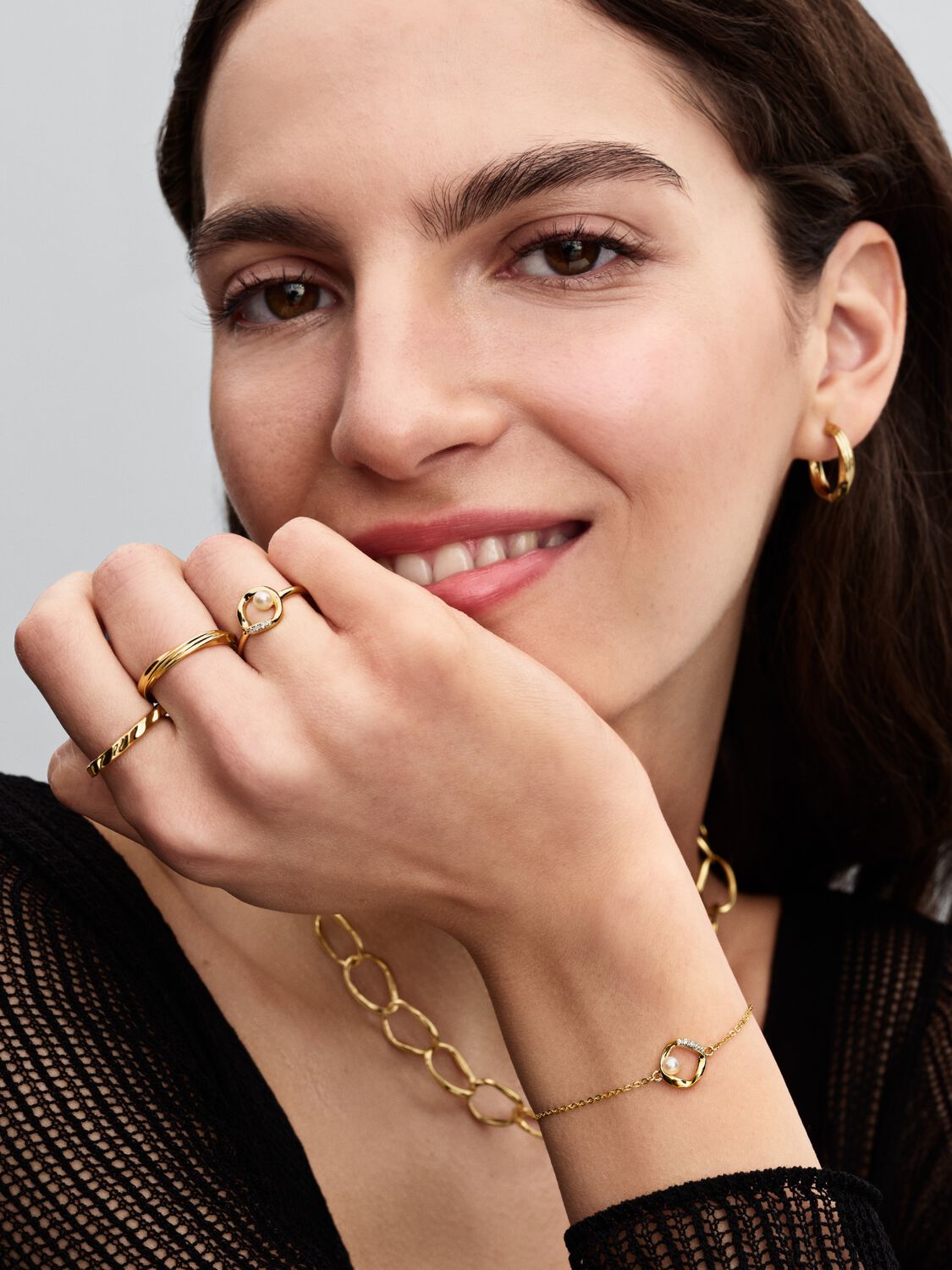 Pandora Rippled Band Ring