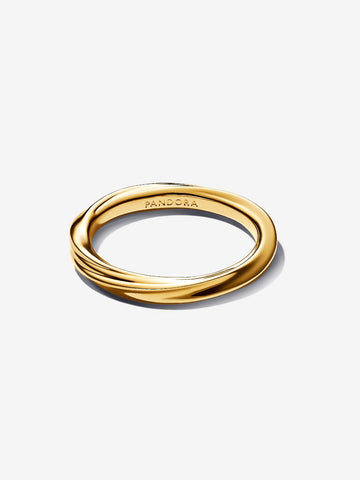 Pandora Twisted 14k Gold-Plated Ring