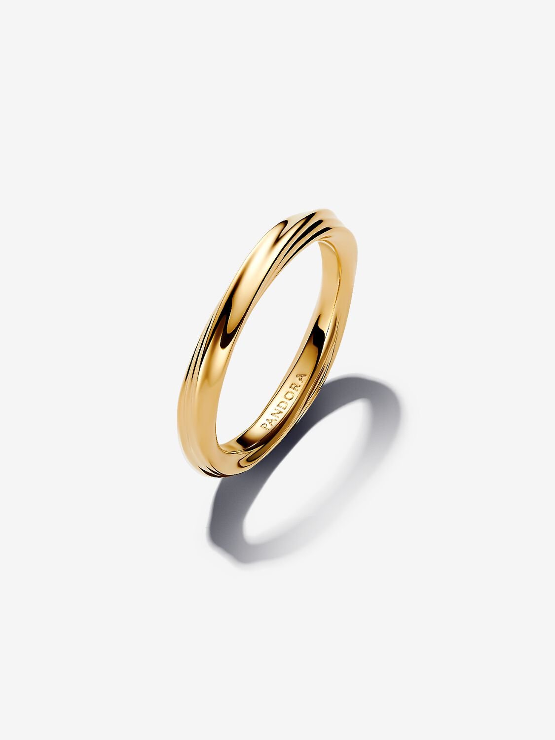 Pandora Twisted 14k Gold-Plated Ring