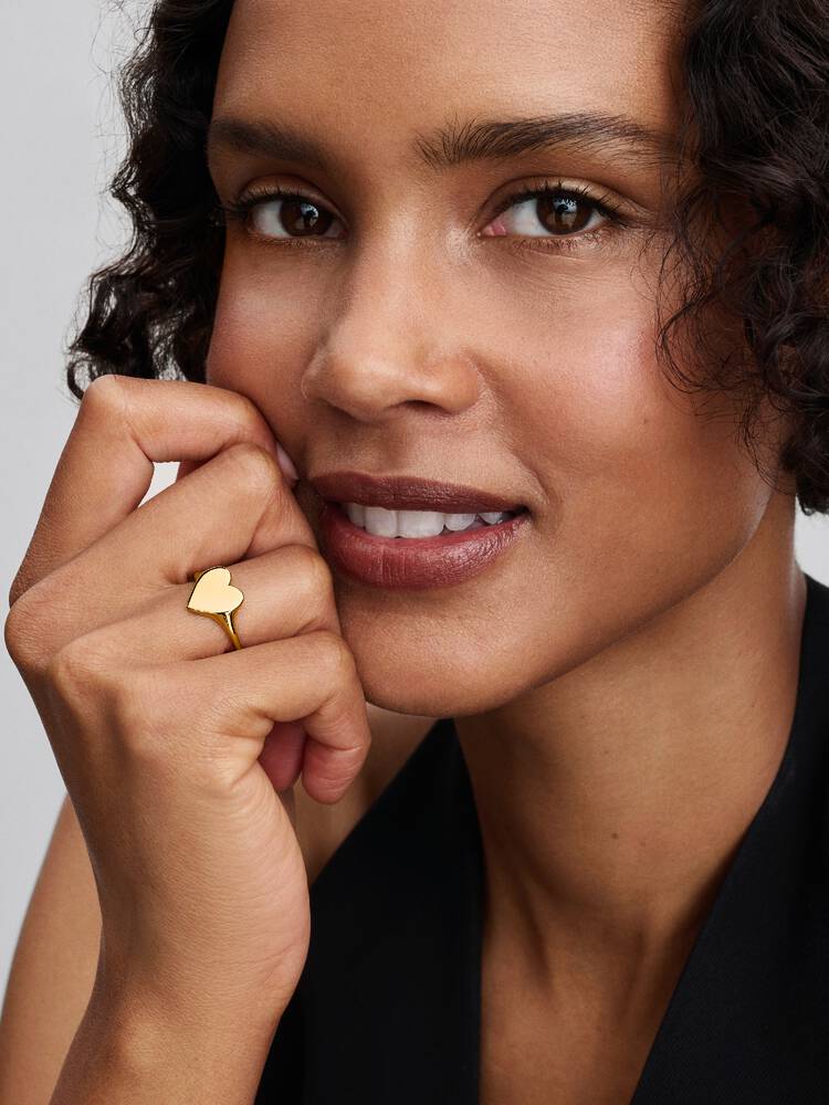 Pandora Engravable Heart Ring 163988C00