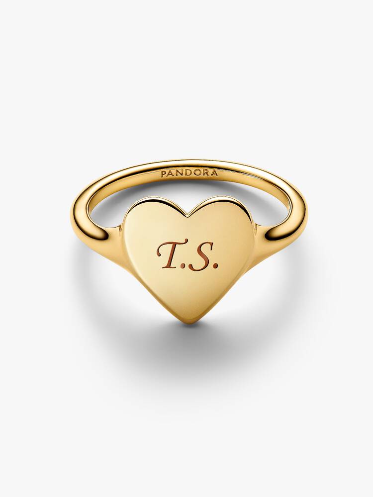 Pandora Engravable Heart Ring 163988C00