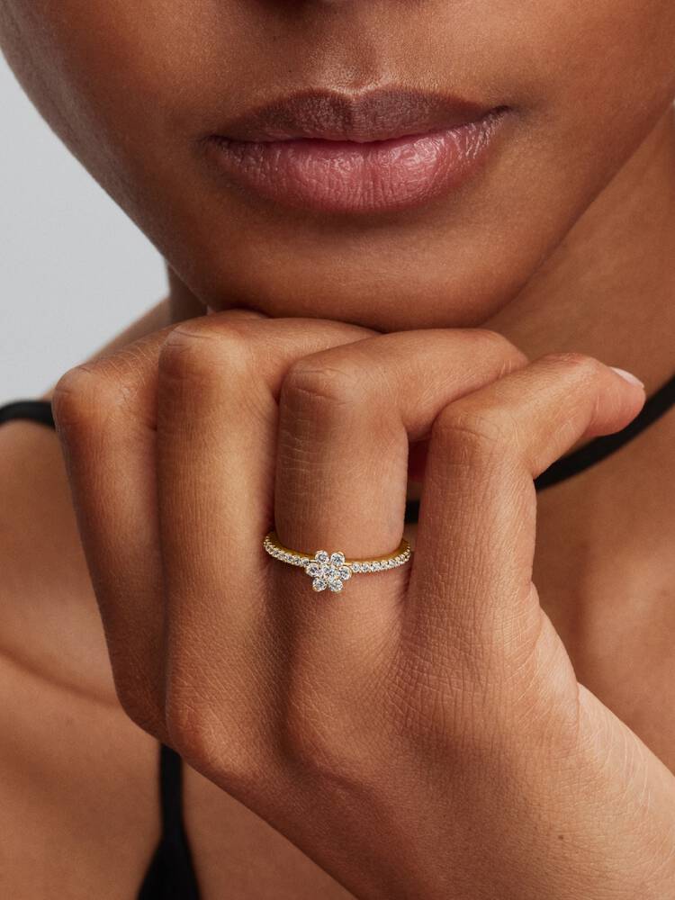Pandora Sparkling Flower Ring 164499C01