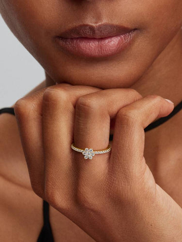 Pandora Sparkling Flower Ring 164499C01