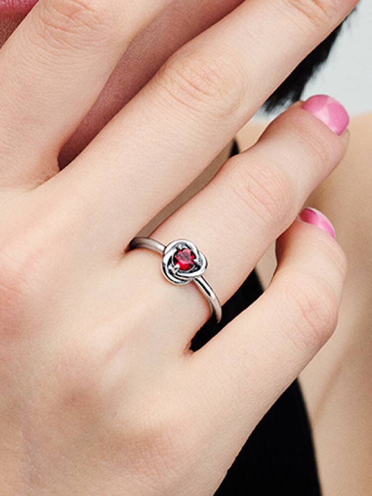 Pandora July Birthstone Eternity Circle Ring