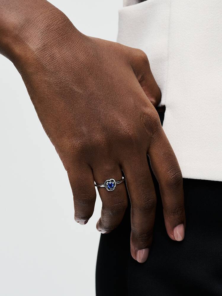Pandora September Birthstone Eternity Circle Ring