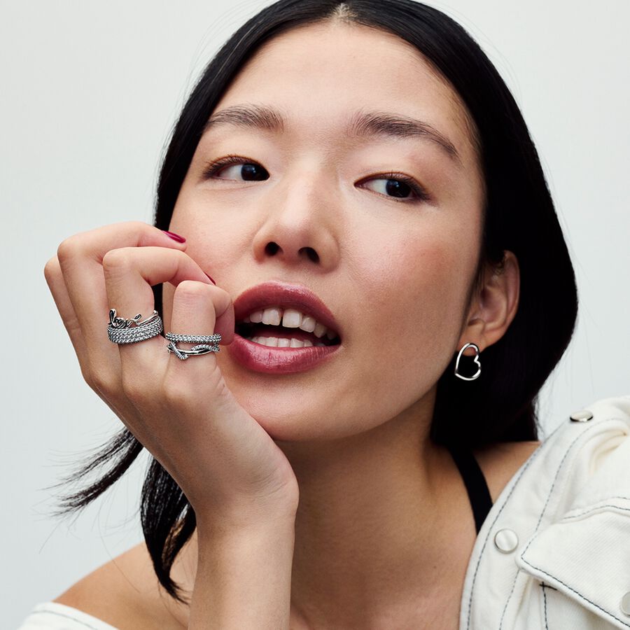 Pandora Handwritten Love Ring