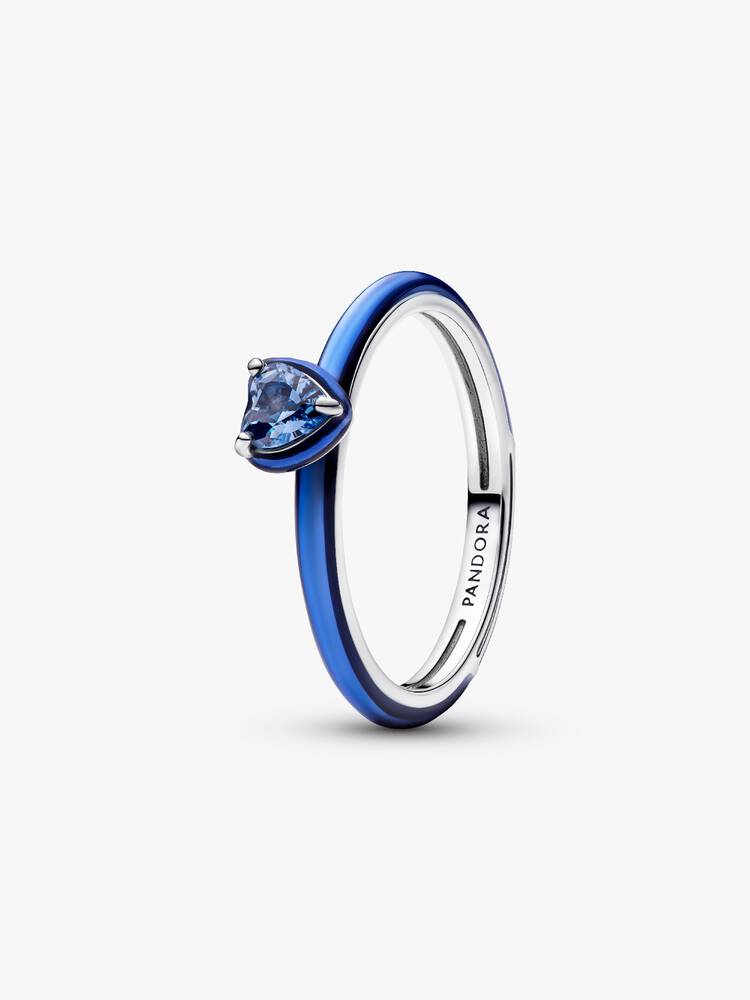 Pandora Blue Chakra Heart Ring