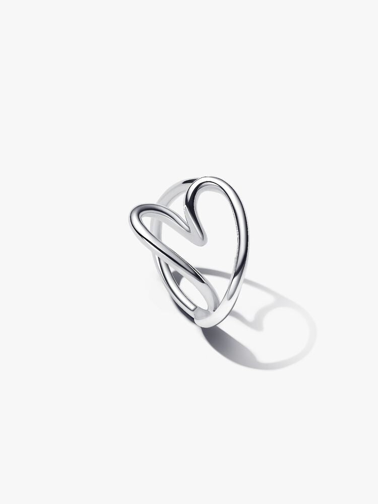 Pandora Organically Shaped Heart Ring