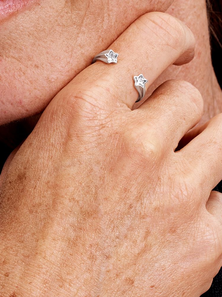 Pandora Shooting Stars Open Ring