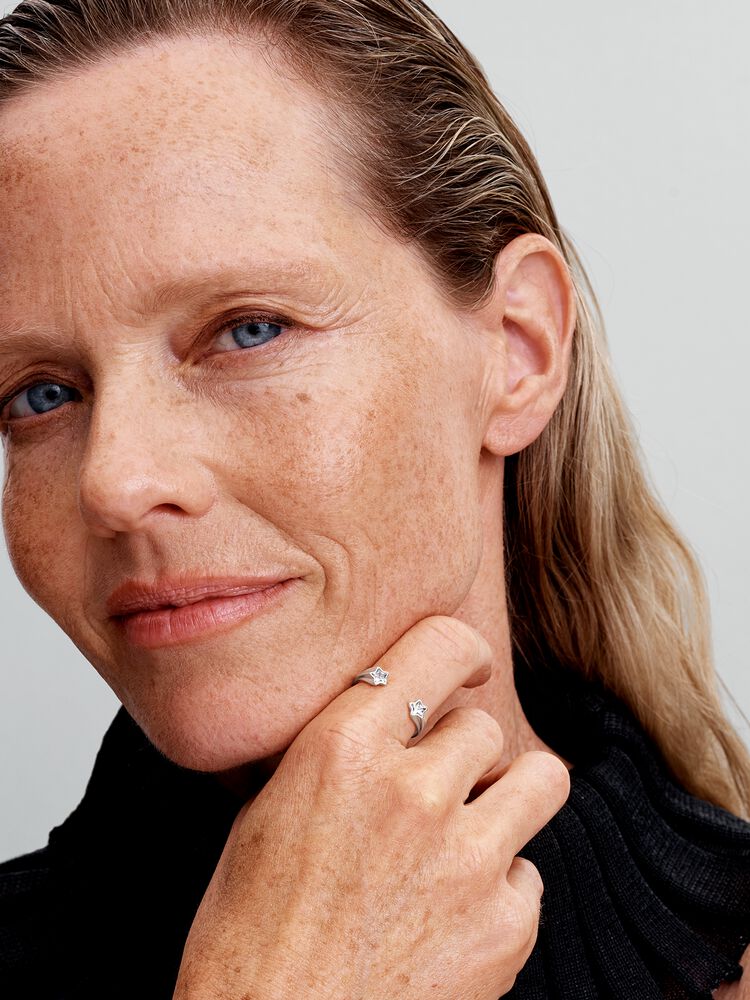 Pandora Shooting Stars Open Ring