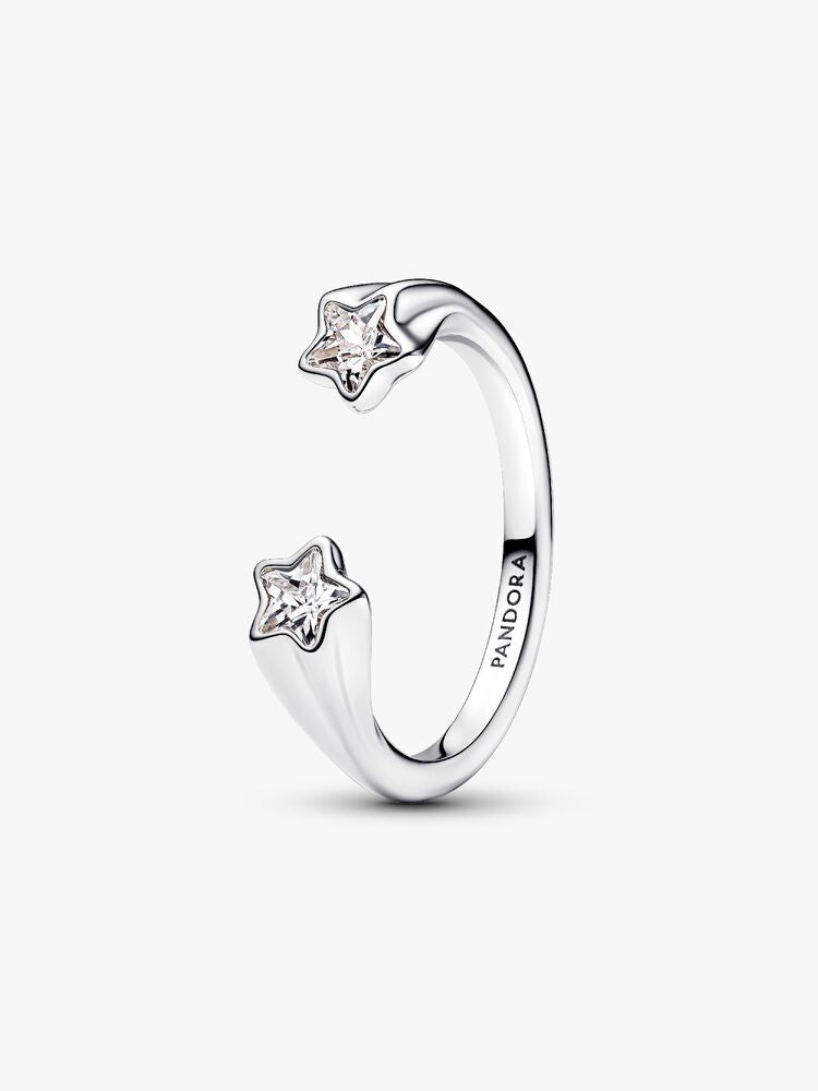Pandora Shooting Stars Open Ring