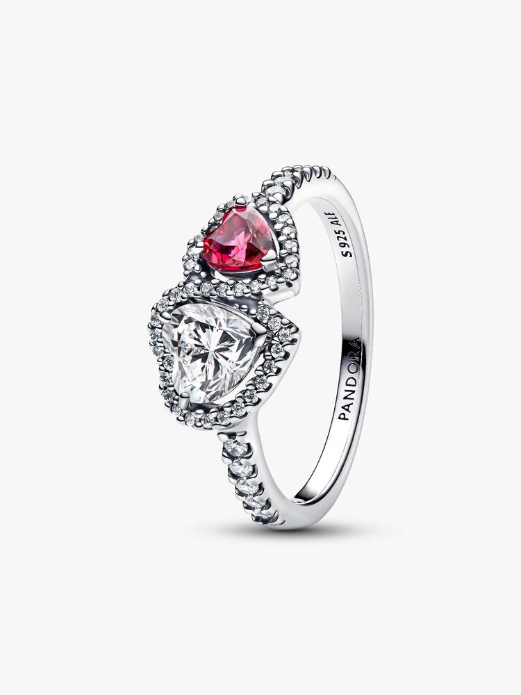 Pandora Halo Hearts Ring