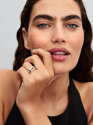 Pandora Twisted Double Ring