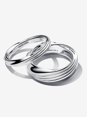 Pandora Twisted Double Ring