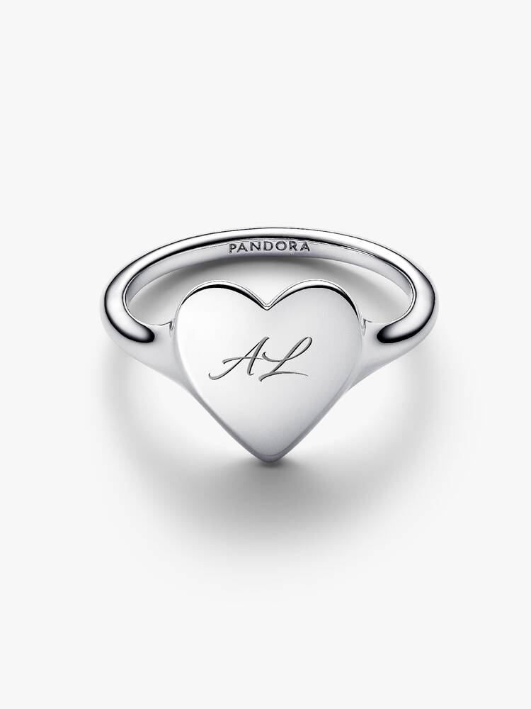 Pandora Engravable Heart Ring 193988C00