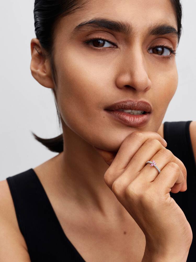 Pandora Sparkling Butterfly Ring 194269C02