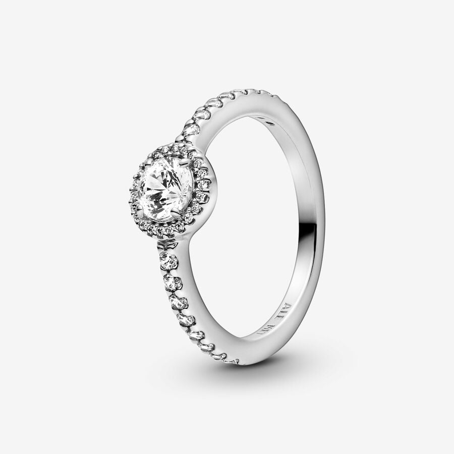 Pandora Classic Sparkle Halo Silver Ring