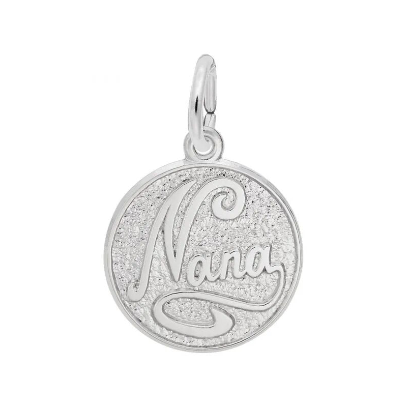 Sterling Silver Nana Disc Charm
