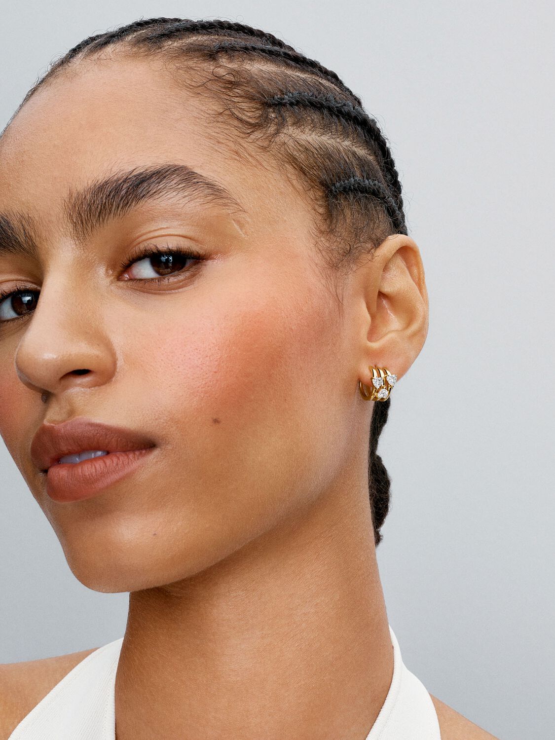 Pandora Triple Heart Hoop Earrings