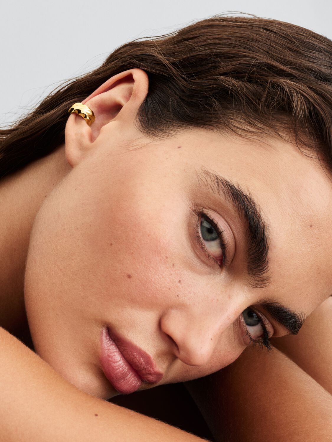 Pandora Rippled Ear Cuff